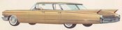 1960 4 Window / Hardtop Sedan Cadillac Sixty-Two/Calais