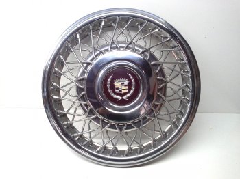1990 COUPE DEVILLE WIRE WHEEL COVER HUBCAP 15