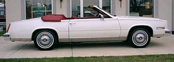 1985 Convertible Coupe 2 Door Cadillac Fleetwood Eldorado Series