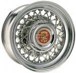 1953-1967 CADILLAC VINTAGE WIRE WHEELS 15 x 6 SET OF 4