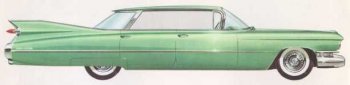 1959 4 Window / Hardtop Sedan Cadillac De Ville