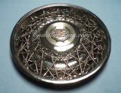 1980 and UP CADILLAC 15" CHROME WIRE WHEEL HUB CAP