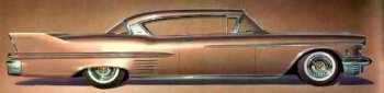 1958 Coupe Cadillac Sixty-Two/Calais