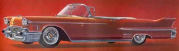 1958 Convertible Cadillac Sixty-Two/Calais