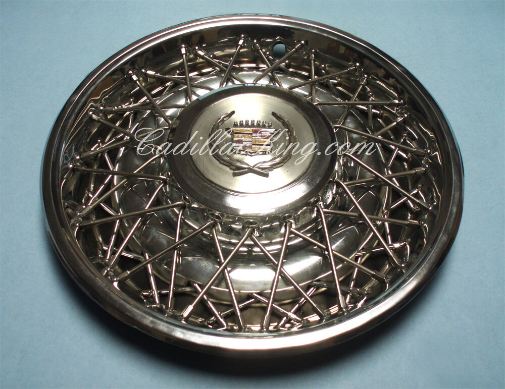 1980-1985 cadillac fleetwood wire wheel cover hubcap original.